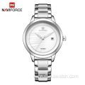 Rose Gold Watches For Women Quartz Wristwatches Ladies Top Brand Bracelet Clock NAVIFORCE 5008 Watch